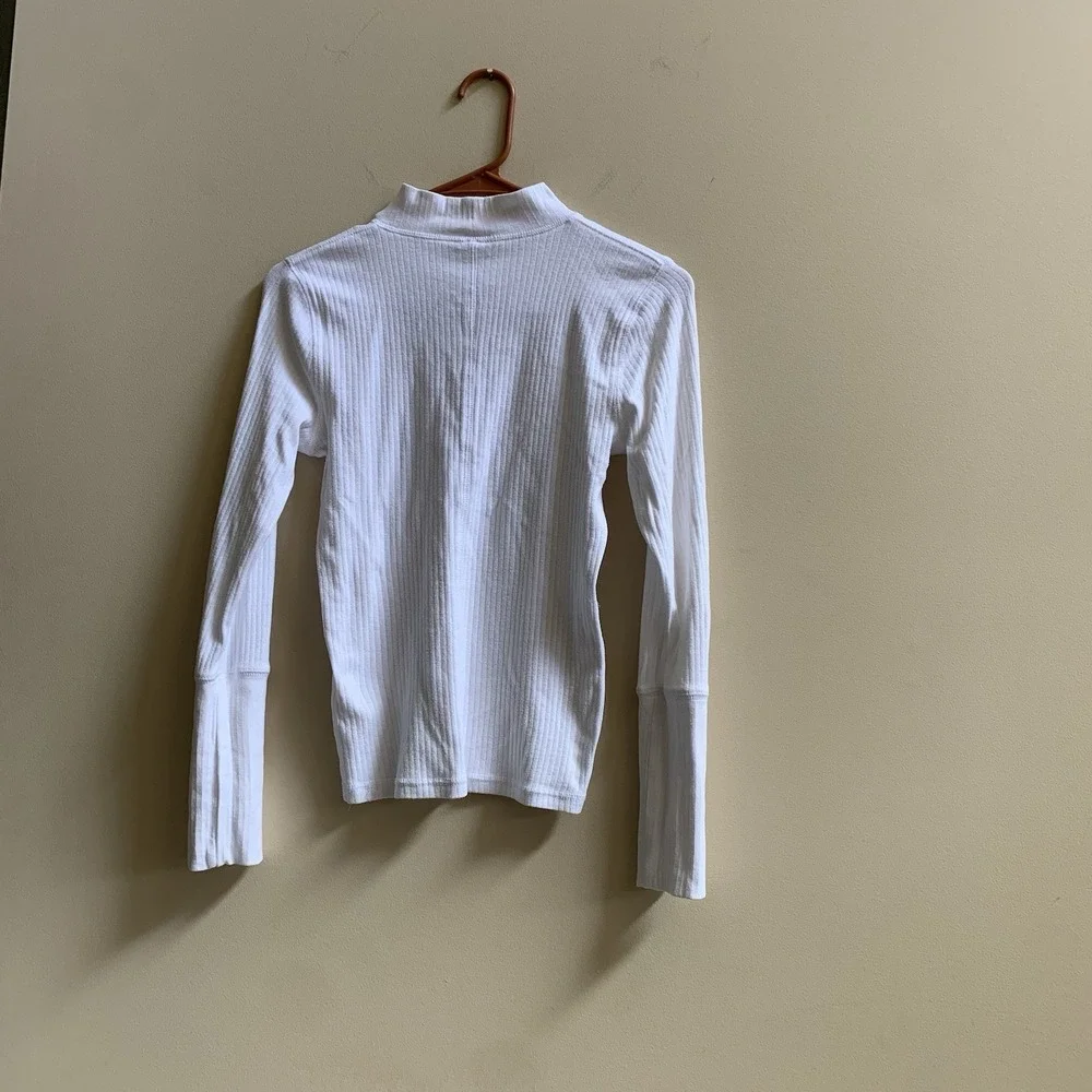 Free People The Rickie - Neck Top Womens SZ‎ - Small. (White)